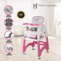BABY - Silla de Comer 3 en 1 «CHAIRMAN» Pink