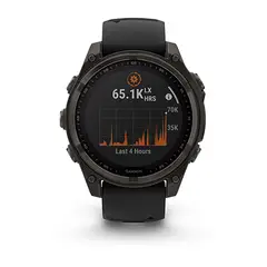 GARMIN - Smartwatch Fenix 8 - 47Mm Solar Zafiro Negro Running Deporte GPS Fitness