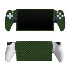 SKIN - Sony Portal ps5 vinil Fibra carbono Verde