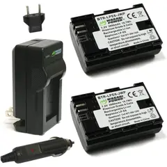WASABI POWER - Bateria Canon LP-E6 LP-E6N 2600mAh