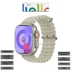 OEM - Smartwatch Hello Watch 3 Ultra 2Gene 470mAh Beige