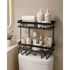 GENERICO - ORGANIZADOR DE BAÑO NEGRO