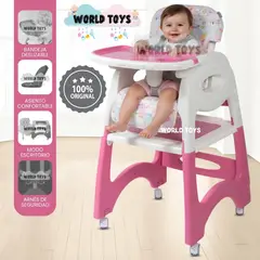 Baby - Silla de Comer «CHAIRMAN» Pink