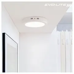 EVOLITE - Plafon led panel 18w redondo sobreponer DIA
