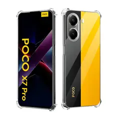 GENERICO - Funda Protector Case para POCO X7 PRO - TRANSPARENTE ANTI IMPACTO