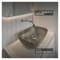 STONE - COMBO RUSTIC LINE AGATA + CELINE ST + DESAGUE POP UP SREBOSE PBOWL