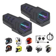EWTTO - Bluetooth Para Casco De Moto IMPERMEABLES