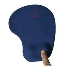 GENERICO - Pad Mouse Ergonómico Con Apoyo En Gel Para La Muñeca Azul Oscuro