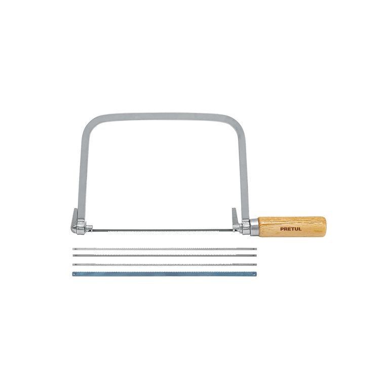 Arco calador con 5 seguetas de 6-1/2", Pretul
