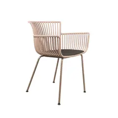 NIHM - Silla Comedor de Polipropileno Jai-Alai Beige