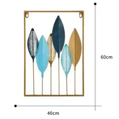 GENERICO - Adorno de Pared de Metal Estilo Elegante para tu Hogar N°3