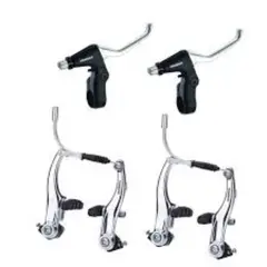 ALHONGA - Kit completo de frenos v-brake para bicicleta