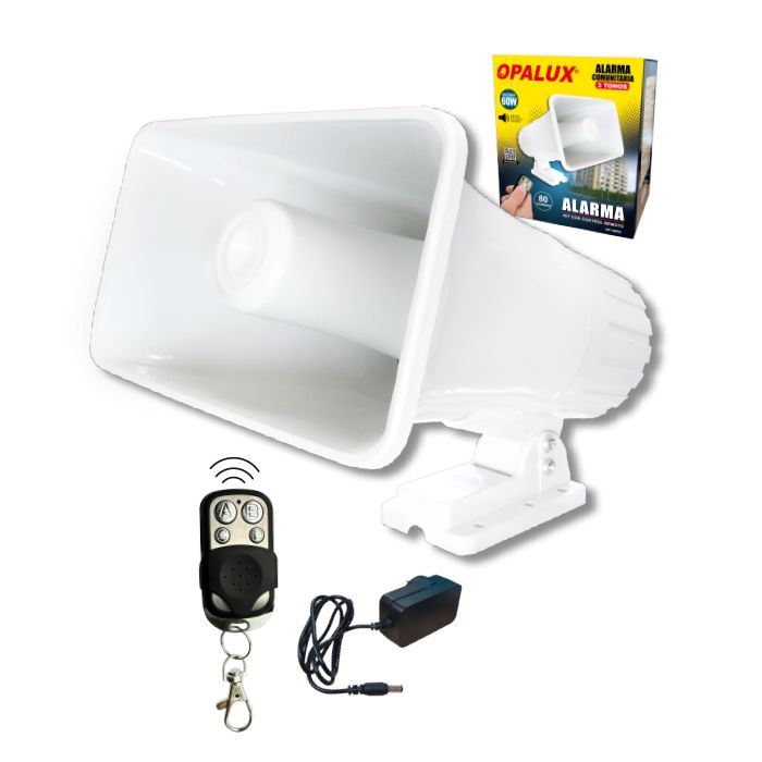 ALARMA COMUNITARIA CON CONTROL REMOTO OPALUX OP-58RC