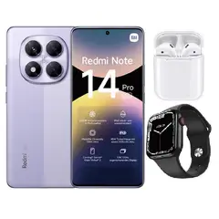 XIAOMI - Redmi Note 14 Pro 5G 256GB Purpura + Audifonos + Smartwatch