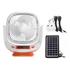 PREMIUM - VENTILADOR SOLAR PORTATIL TYN-008BT RECARGABLE