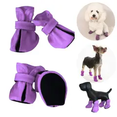GENERICO - ZAPATOS IMPERMEABLES PARA PERROS MASCOTAS CAMOTE-M