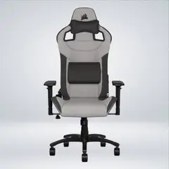 CORSAIR - SILLA GAMER T3 RUSH 2023 RECLINA 160° ALMOHADAS TAPIZADO ACERO