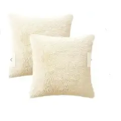 GENERICO - COJIN CUADRADO PELO LARGO 35X35 PERLA