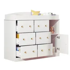 GENERICO - Comoda Cambiador de Bebe Armado Karim Blanco Muebles Gaudi