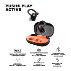 SKULLCANDY - Audífonos Bluetooth Deportivo Push Play Active