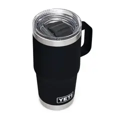 YETI - Taza de viaje de 20 oz (591 ml) con Tapa Stronghold color Negro