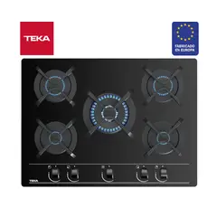TEKA - Encimera Empotrada Cristal Gas GBC 75030 KBB.
