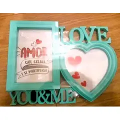 GENERICO - PORTARETRATO LOVE - 2 FOTOS