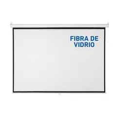 NEO DIGITAL - Pantalla ecran manual fibra de vidrio 100 pulgadas 2.03x1.52m