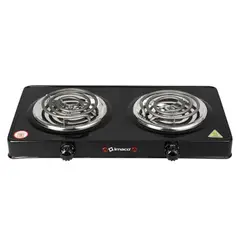 IMACO - Cocina Eléctrica HP1400 2 Hornillas 2000 W