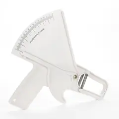 GENERICO - Adipómetro Plicómetro Medidor de Grasa Corporal Slim Guide Blanco