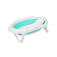 CARESTINO - Bañera Plegable con Soporte Ipanema Aguamarina