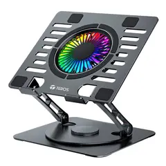 TEROS - COOLER PARA LAPTOP TE 7132N ALUMINIO Y VENTILADOR RGB