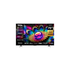 TCL - TELEVISOR QLED 75" SMART TV ULTRA HD 4K AÑO 2024 75C655