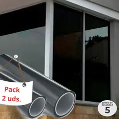 GENERICO - POLARIZADO ADHESIVO Grado 5 - PARA TUS VENTANAS- PACK 2 UDS