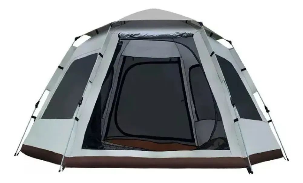 Carpa Automática Hexagonal Para 6 Personas 240x280x160