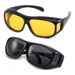 GENERICO - LENTES HD X 2 PARA CONDUCION DIURNA Y NOCTURNA