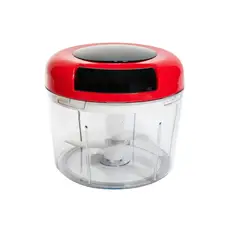 VIP AHMET - Picador procesador manual de alimentos color rojo 900 ml