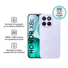 HONOR - X8c 4G LTE 8GB Ram 256GB - CLOUD PURPLE