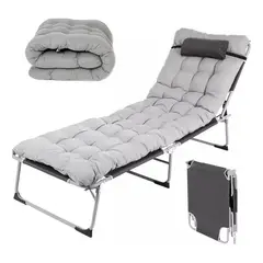 U BUY - Cama Portatil Plegable De Reforzado Con Colchon Desmontable