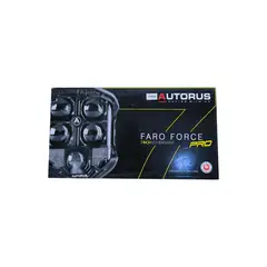 FORCE - PAR FAROS LED NEBLINERO PRO X7 LUPA AMARILLODLR AMBAR