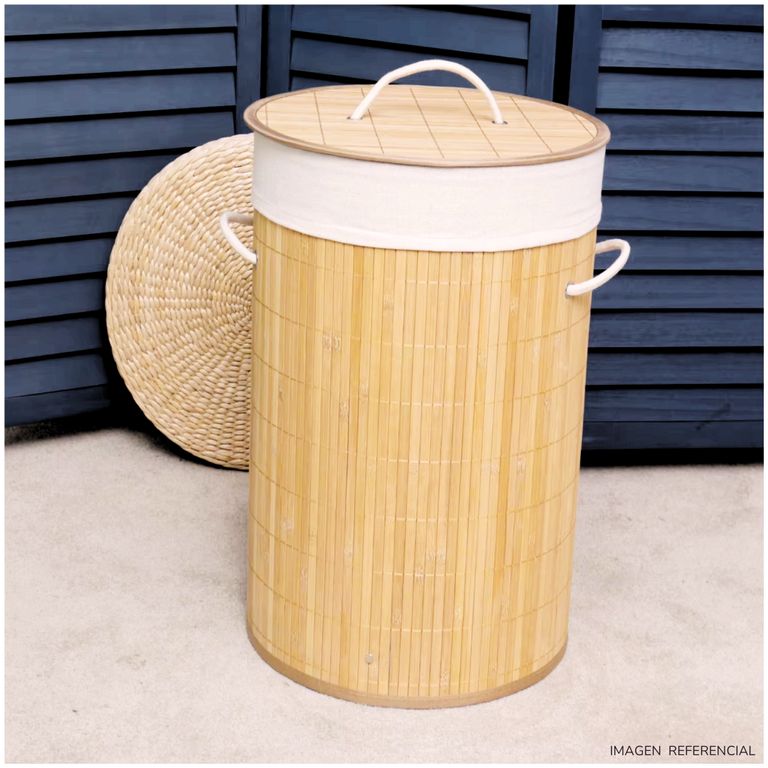 Cesta de ropa Tacho de ropa Multiusos Bambu