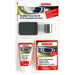 SONAX - SET RESTAURADOR FAROS 75ML
