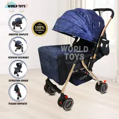 BEAUTIFUL - Coche Cuna de Paseo «MOOI» Blue