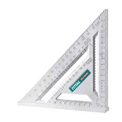 TOTAL TOOLS - ESCUADRA TALÓN RÁPIDA CARPINTERO 18CM TOTAL MEDICIÓN - TMT61212
