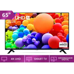 LG - TELEVISOR 65' SMART TV LED 4K UHD THINQ AI 65UT7300PSA MODELO 2024