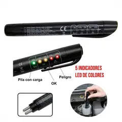 GENERICO - Tester probador digital de liquido de frenos embrague