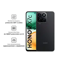 HONOR - X7C NEGRO - 8RAM 256GB REGISTRADO