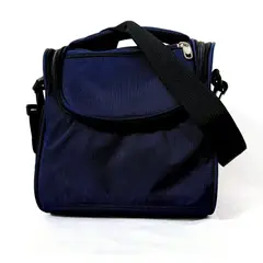 NACIONAL - Lonchera Térmica Ejecutiva Azul con correa ajustable