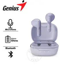 GENIUS GX - Auriculares True Wireless Genius HS-M905BT Bluetooth Light Purple