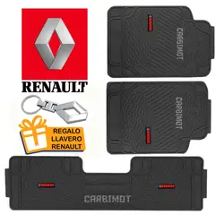 GENERICO - PISO PROTECTOR ALFOMBRA TAPIZ PARA VEHICULOS RENAULT